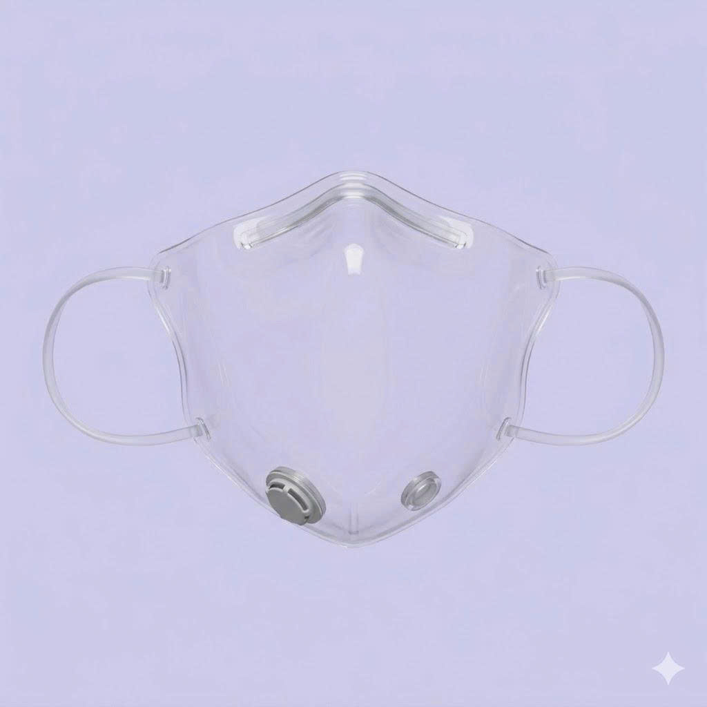 Dark Navy Face Mask – 3-Layer Protection