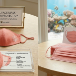 Coral Face Mask – 3-Layer Protection