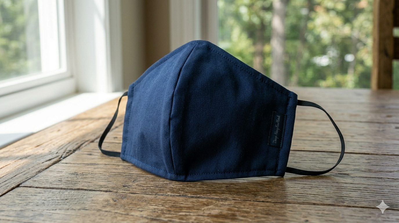 Deep Navy Face Mask