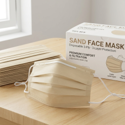 Sand Face Mask – 3-Layer Protection